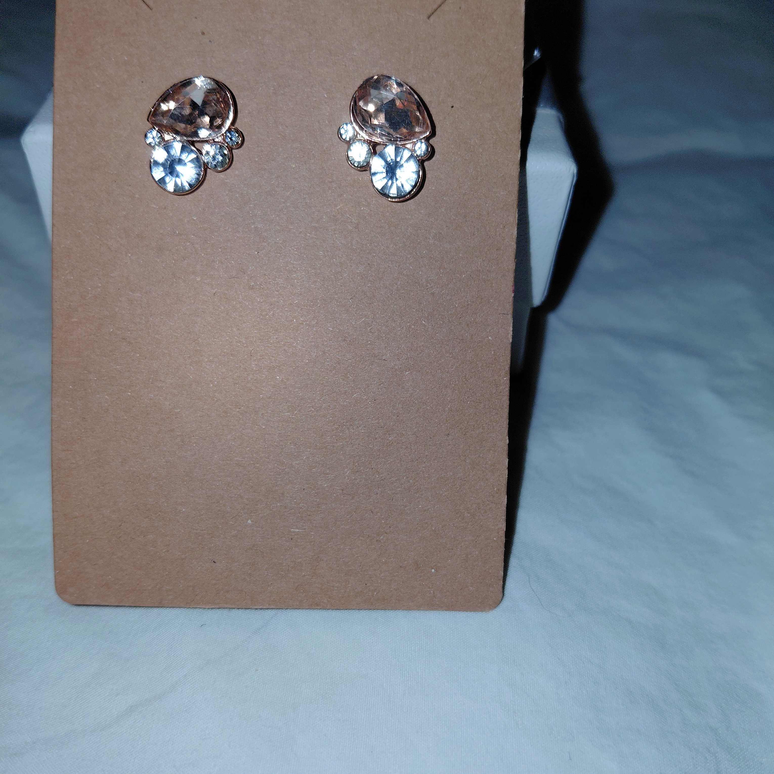 No Boundaries Rose Gold And Silver Earrings 8$
